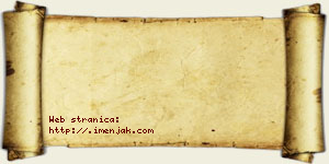 Jasmina Živkov vizit kartica